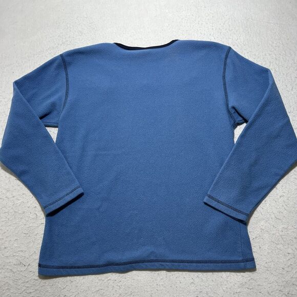 Vintage Disney Mickey Unlimited Women's Small V Neck Fleece Pullover Sweater - Picture 10 of 12